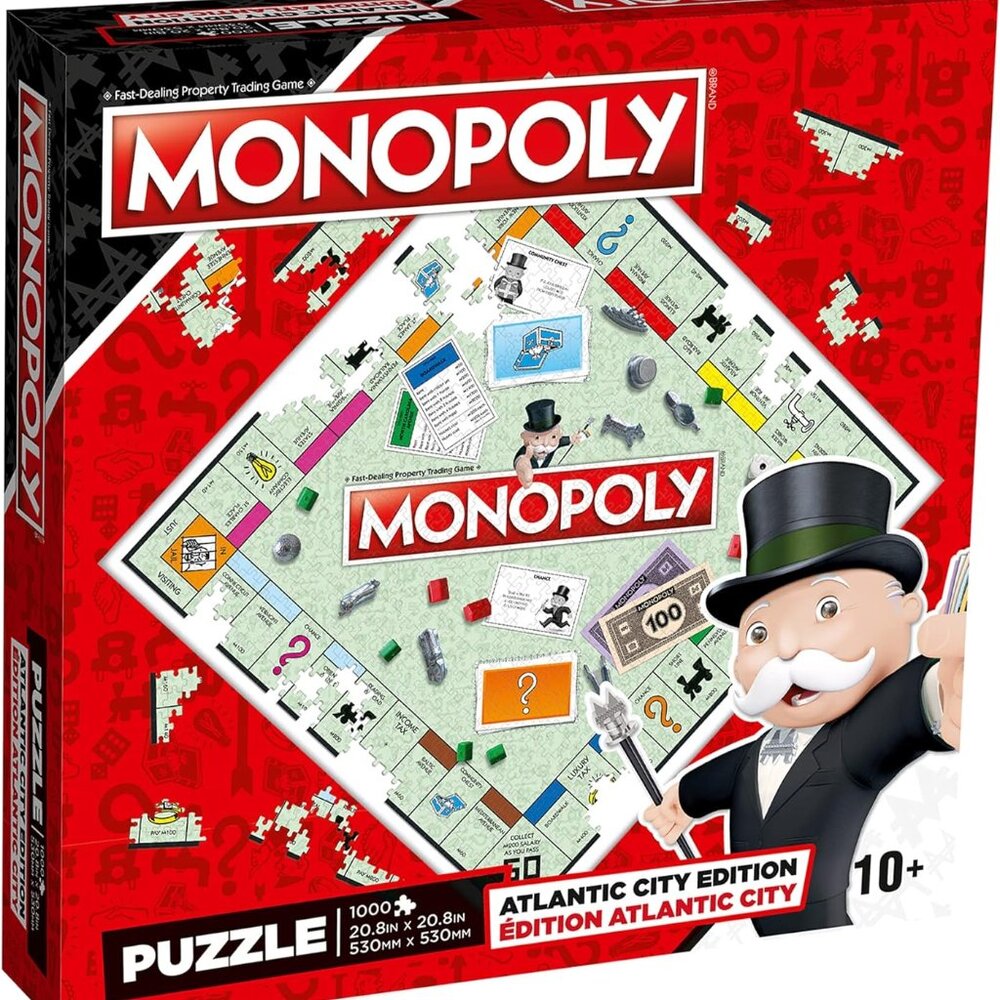 Monopoly Game Board – 1000-Piece Puzzle (Pre-Loved)